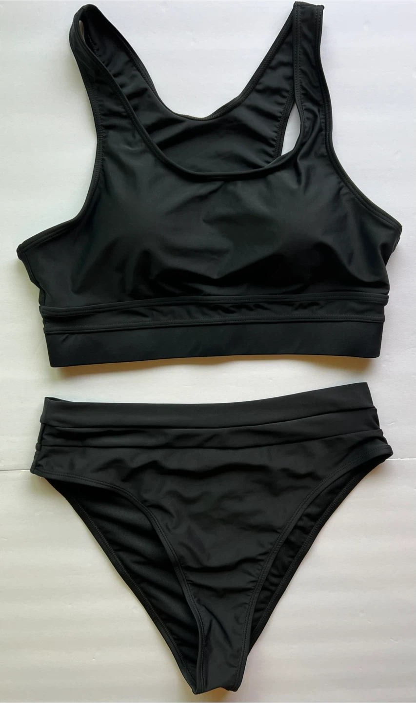Black Two-Piece Swimsuit - photo 2