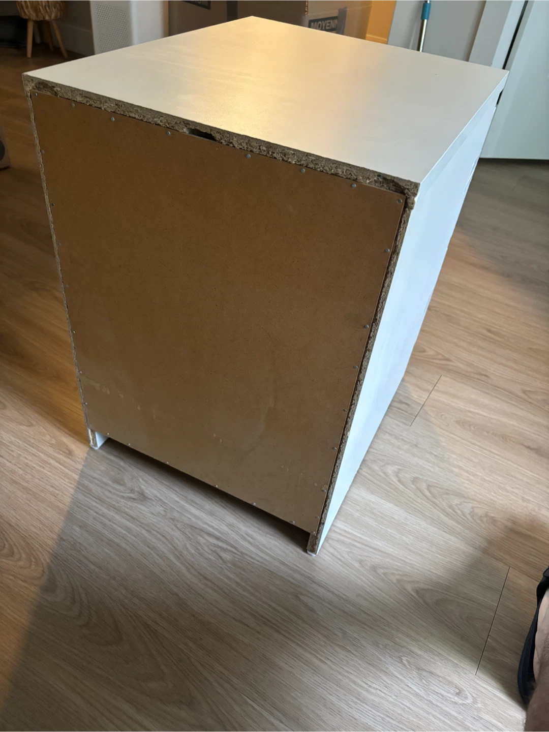 IKEA White 2-Drawer Nightstand - photo 5