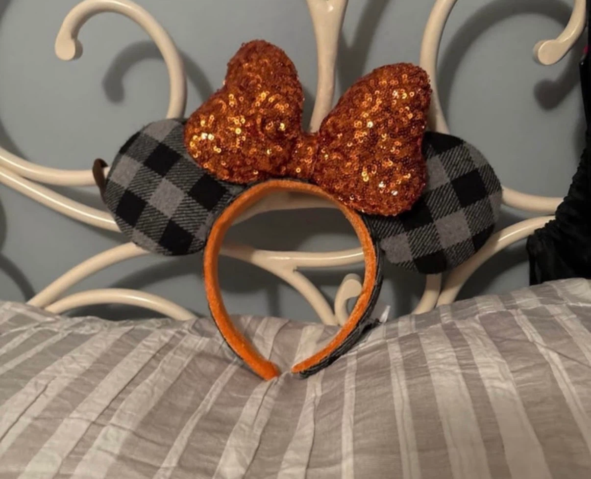 Disney plaid ears
