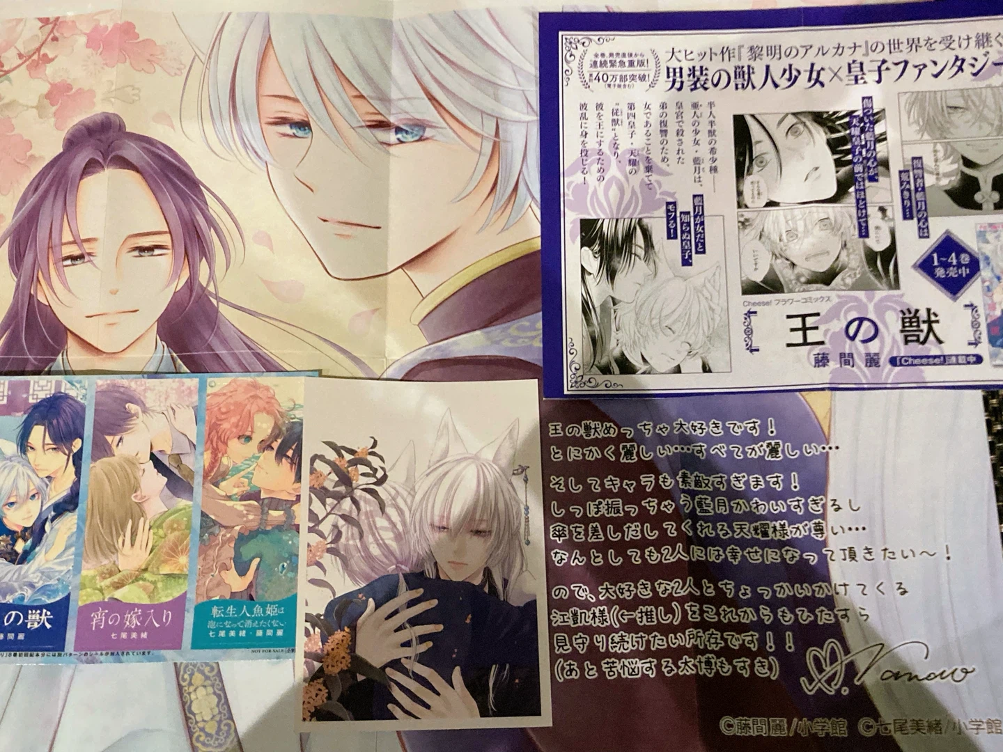 Rei Toma Ono no Kemono Vol. 8 Special Illustration Card