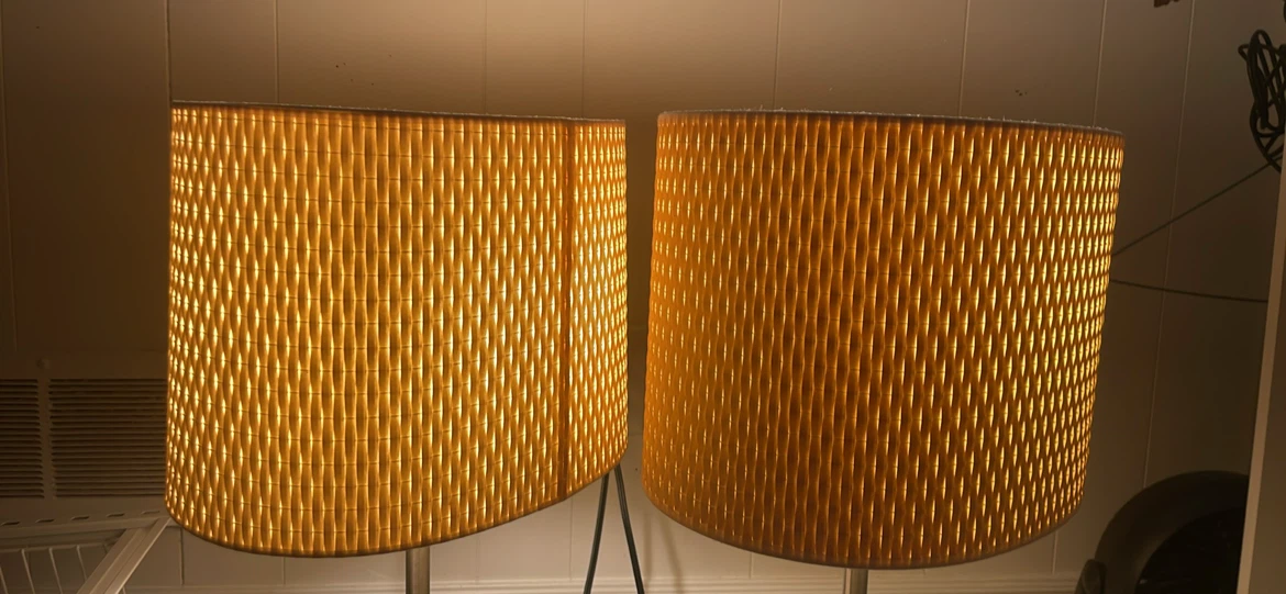 Set of Two Textured Table Lamps - photo 2