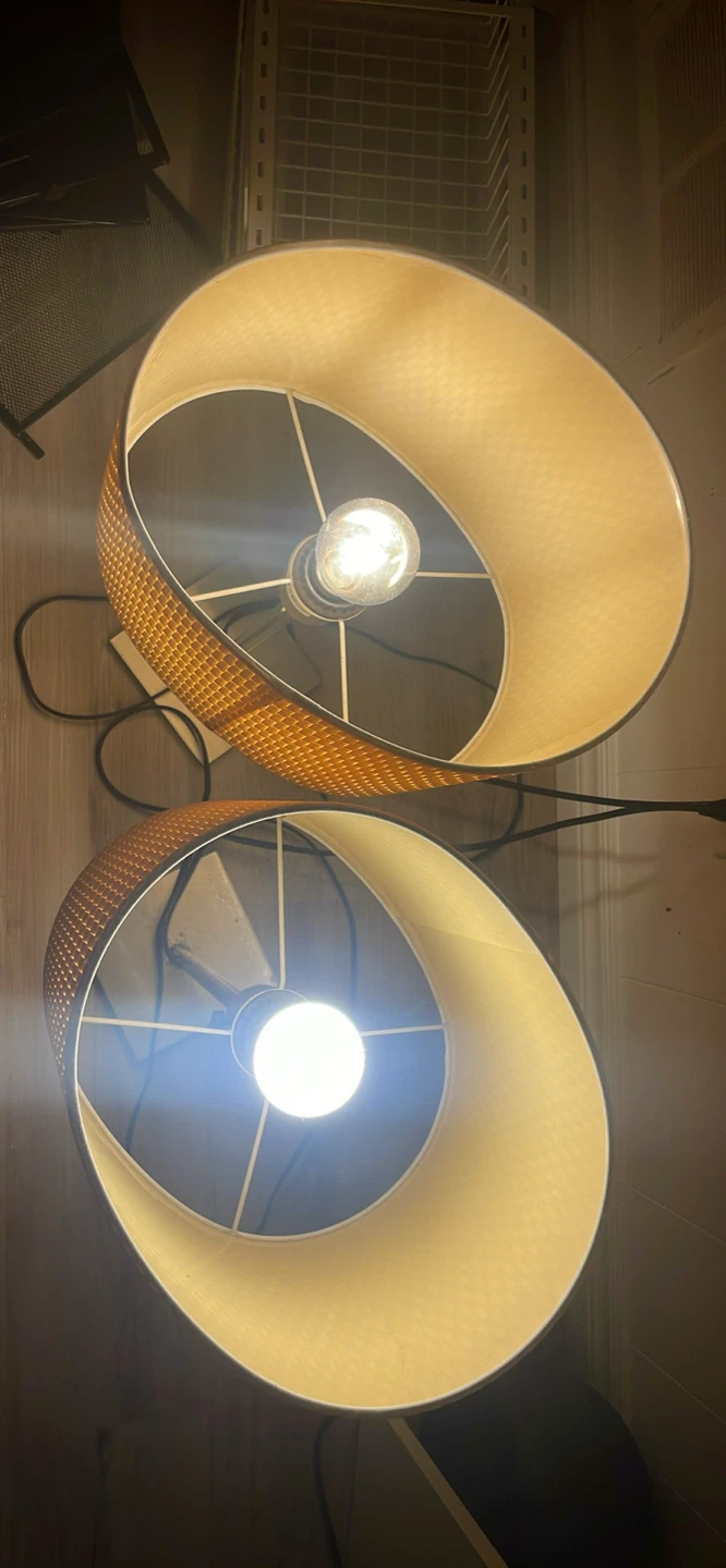 Set of Two Textured Table Lamps - photo 3