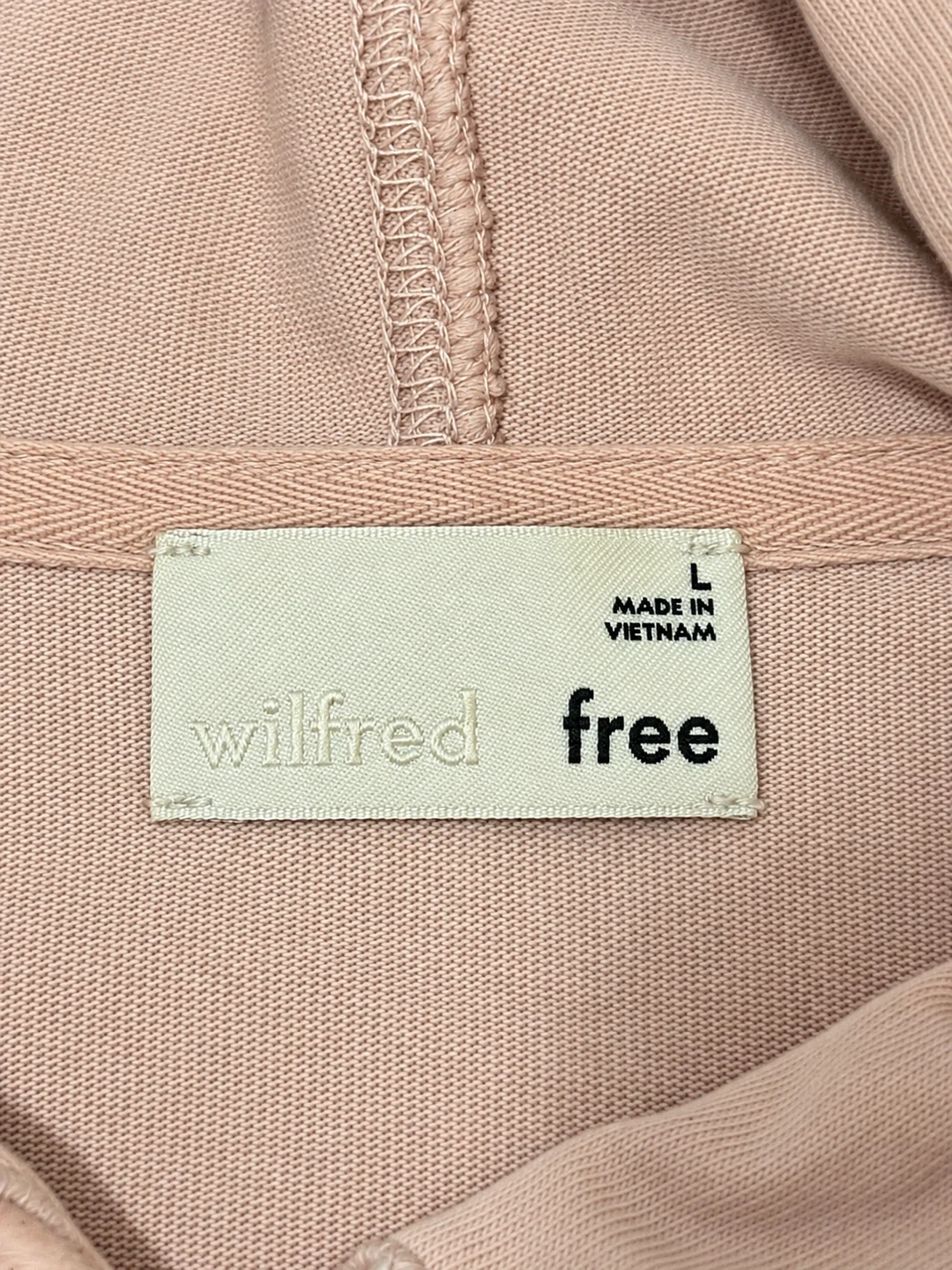 Aritiza Wilfred Light Pink Hoodie- Large - photo 3