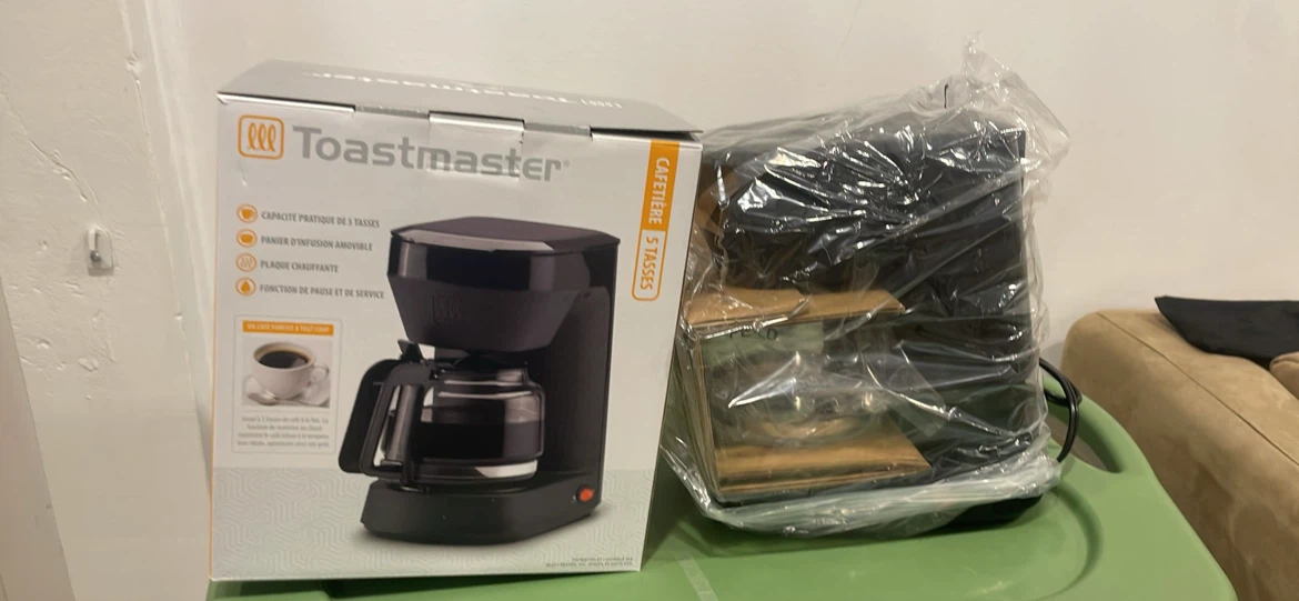 Toastmasters 5 cup coffee maker