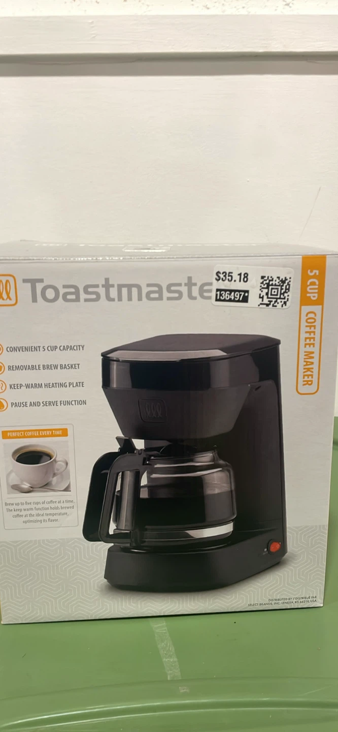 Toastmasters 5 cup coffee maker - photo 2