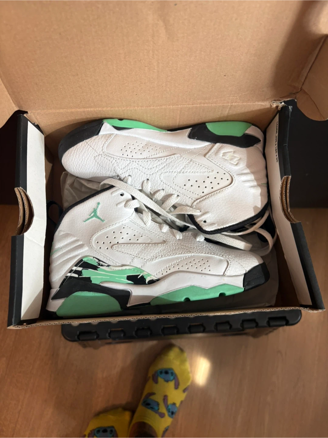 Jordan MVP (PS) White/Green Glow-Black - photo 2