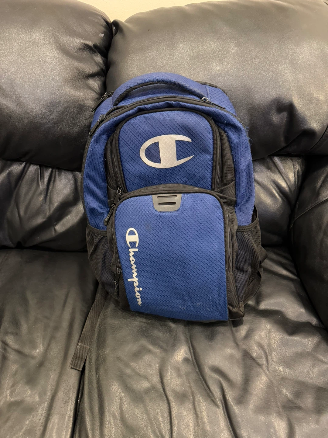 Champion Blue and Black Backpack