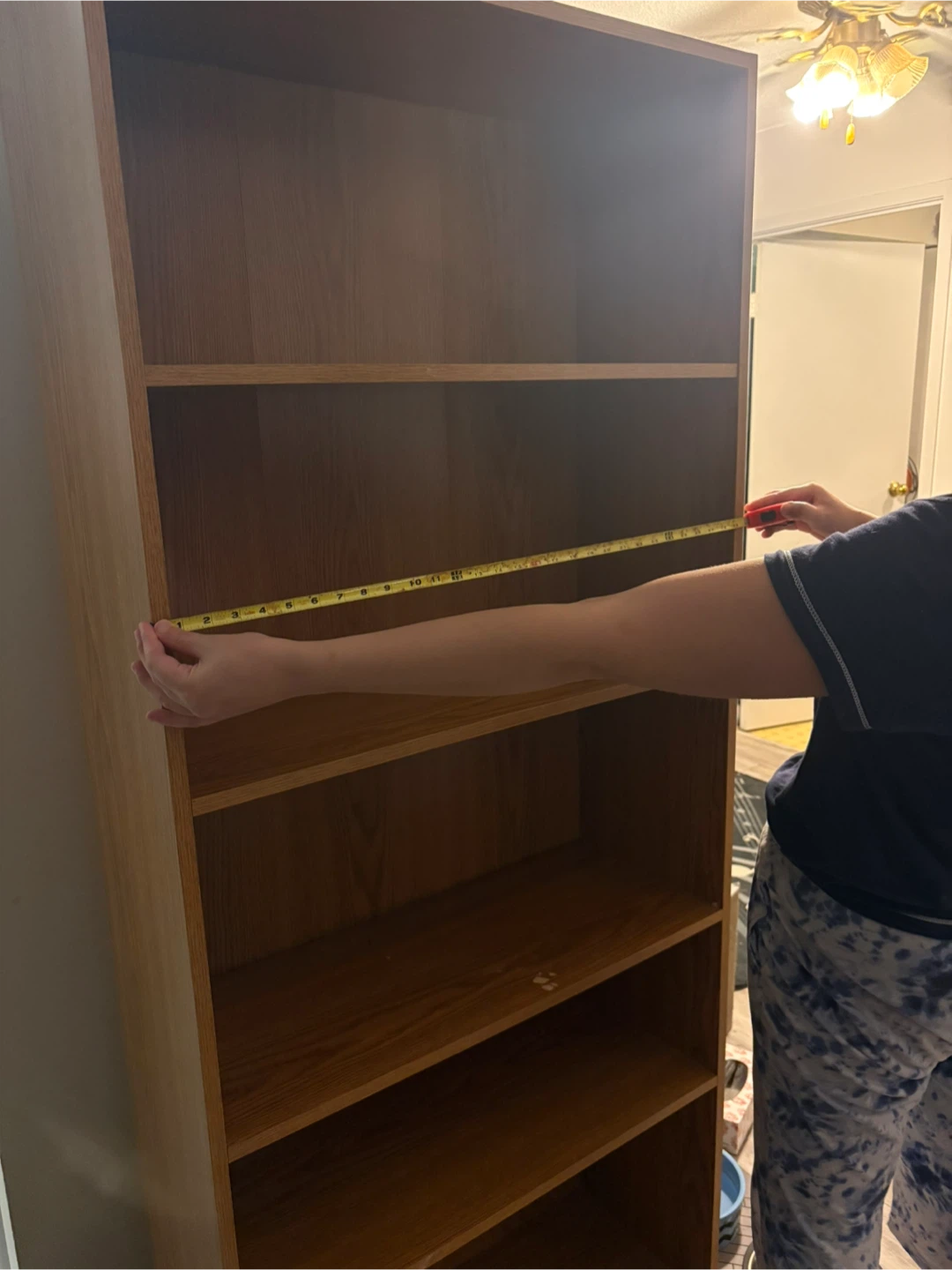 Tall Wooden Bookshelf - photo 2