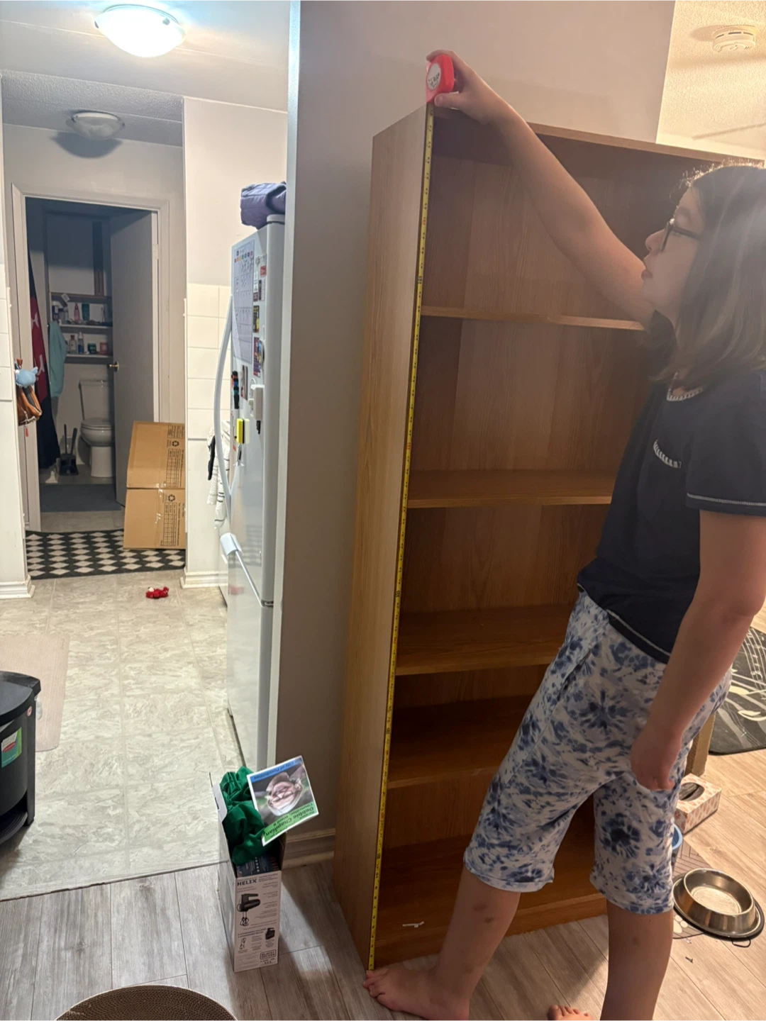 Tall Wooden Bookshelf - photo 3