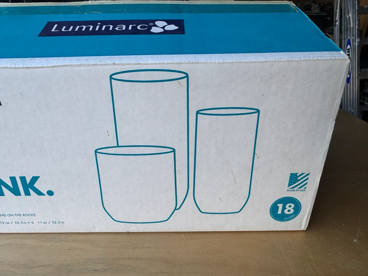 Luminarc Metro 15-Piece Glass Set - photo 3