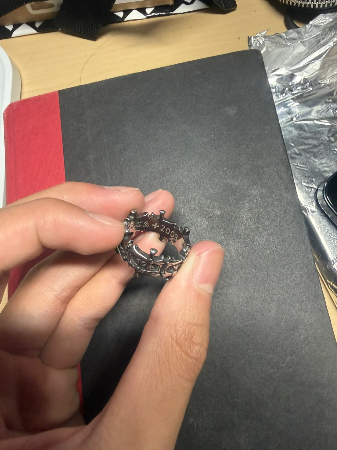Chrome Hearts Crown Ring - photo 4