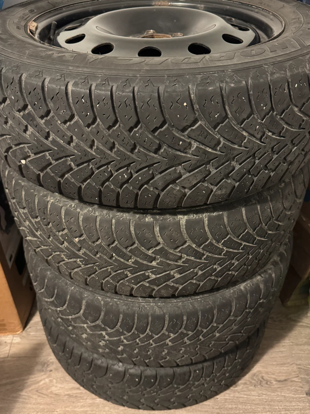 Set of 4 Goodyear Nordic Winter Tires 235/60R18 - photo 2