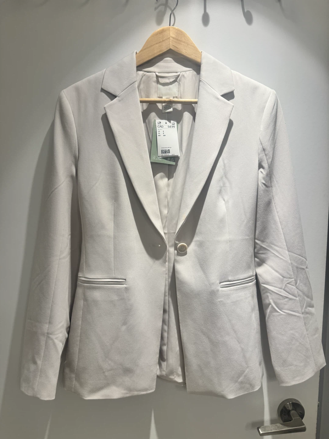 H&M Cream Blazer for office Size S