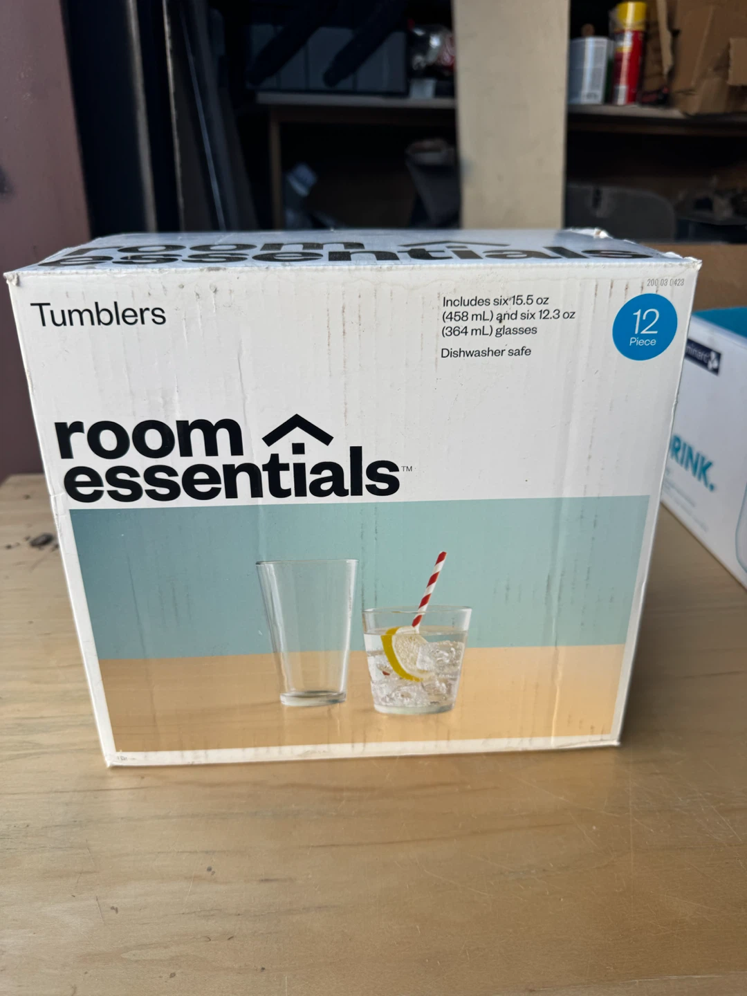 Room Essentials 12-Piece Tumbler Glass Set