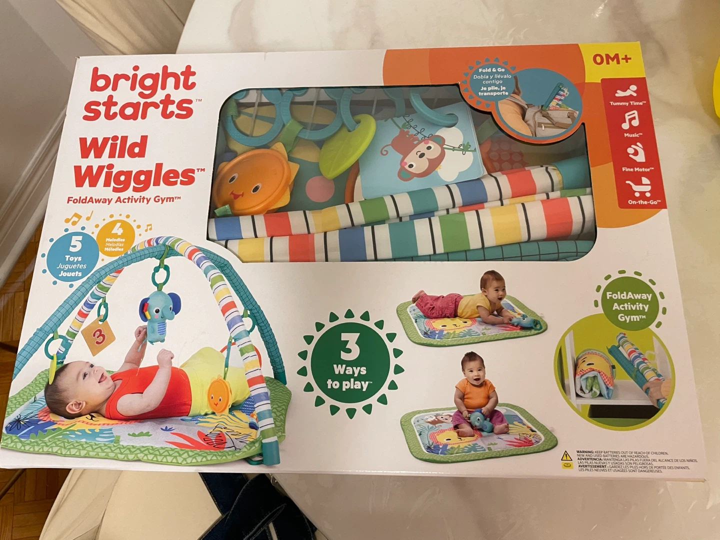 Bright Starts Wild Wiggles FoldAway Activity Gym - photo 2