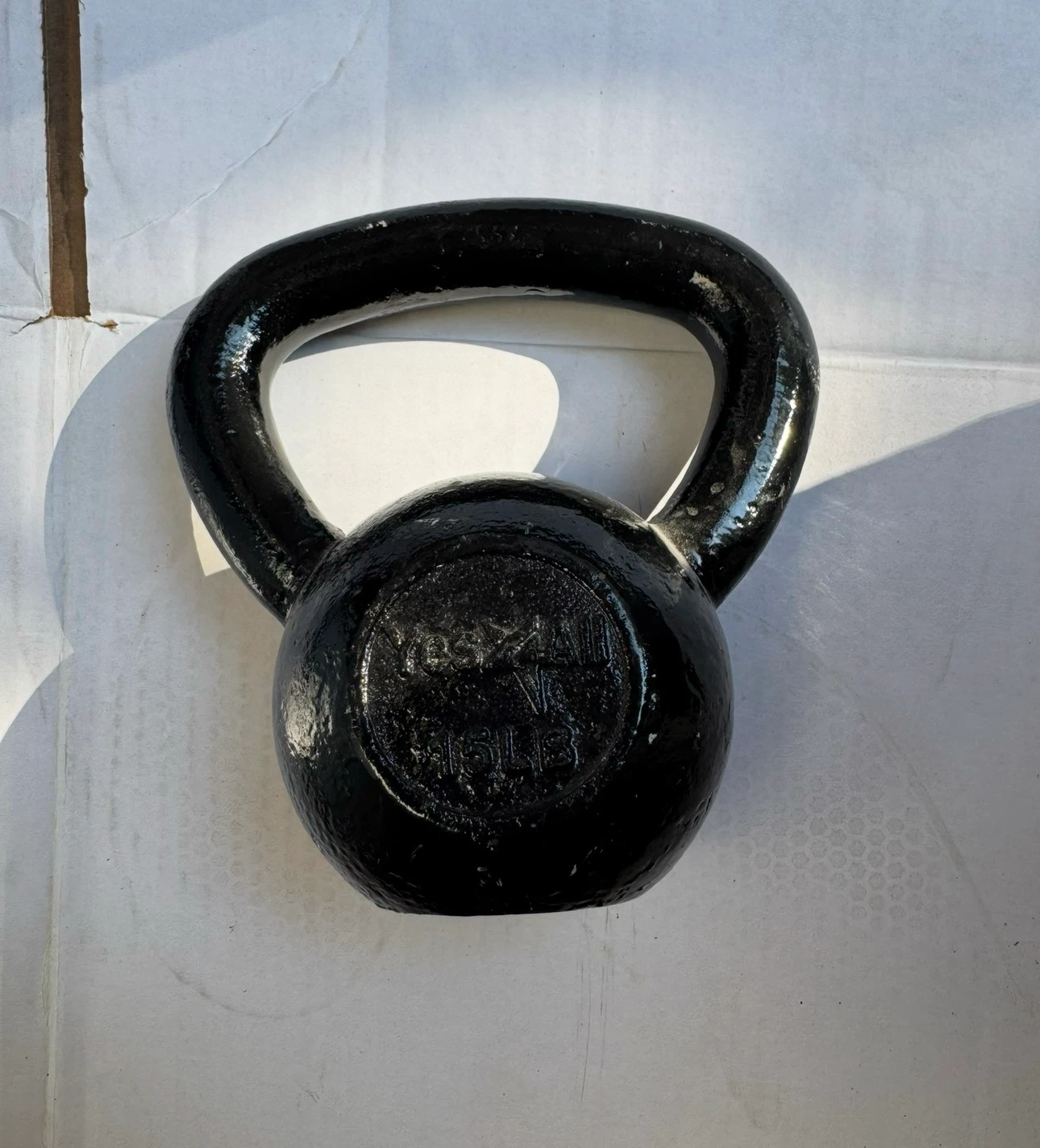 Yes4All 15lb Cast Iron Kettlebell