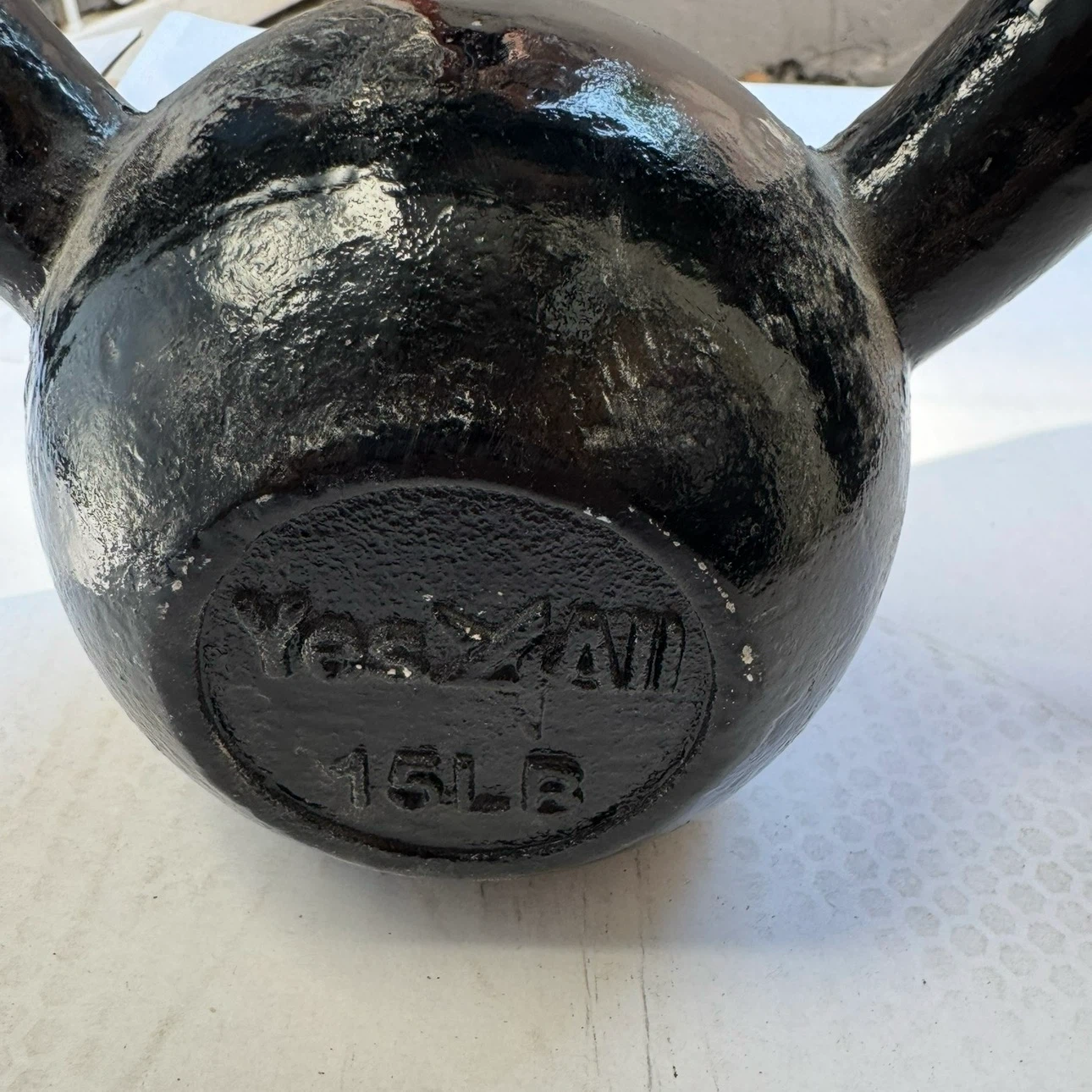 Yes4All 15lb Cast Iron Kettlebell - photo 3