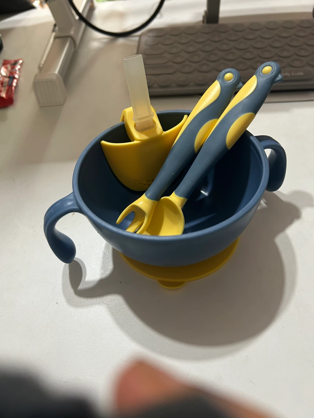Toddler Feeding Bowl Set with Utensils - photo 3