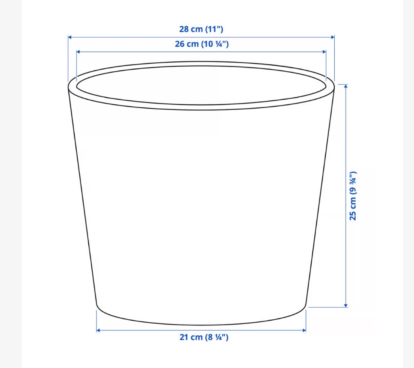 Large Round Planters - Set of 2 - photo 3
