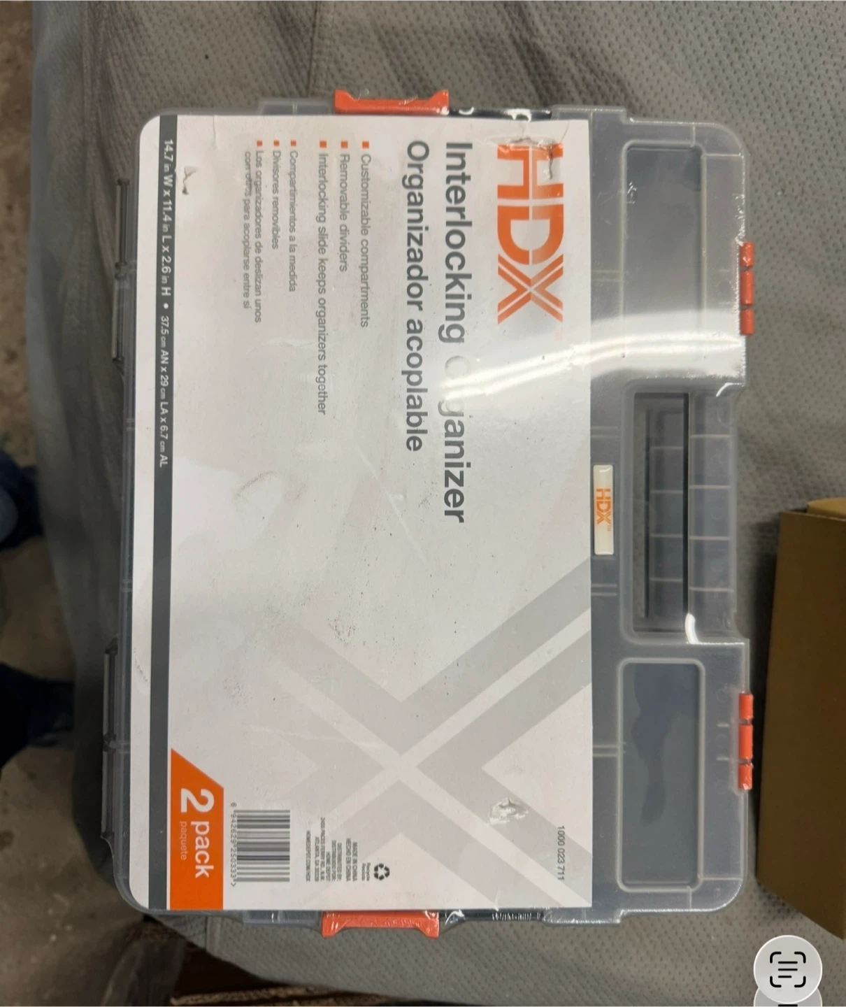 HDX Interlocking Organizer 2-Pack