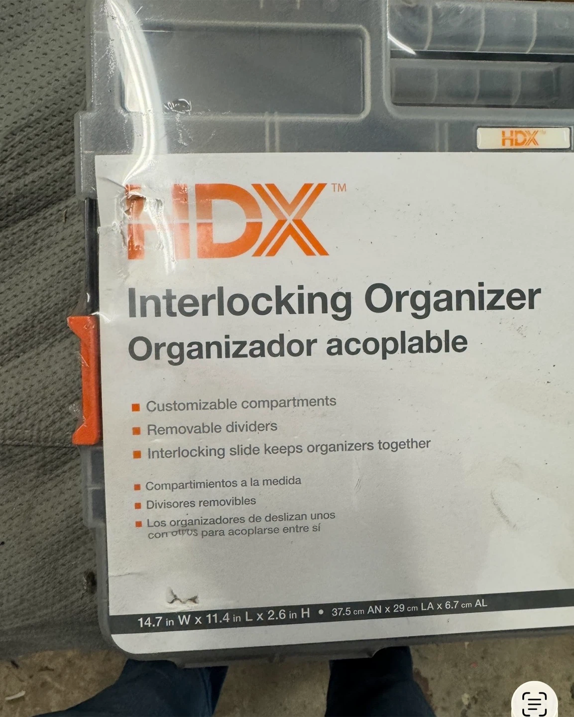 HDX Interlocking Organizer 2-Pack - photo 2