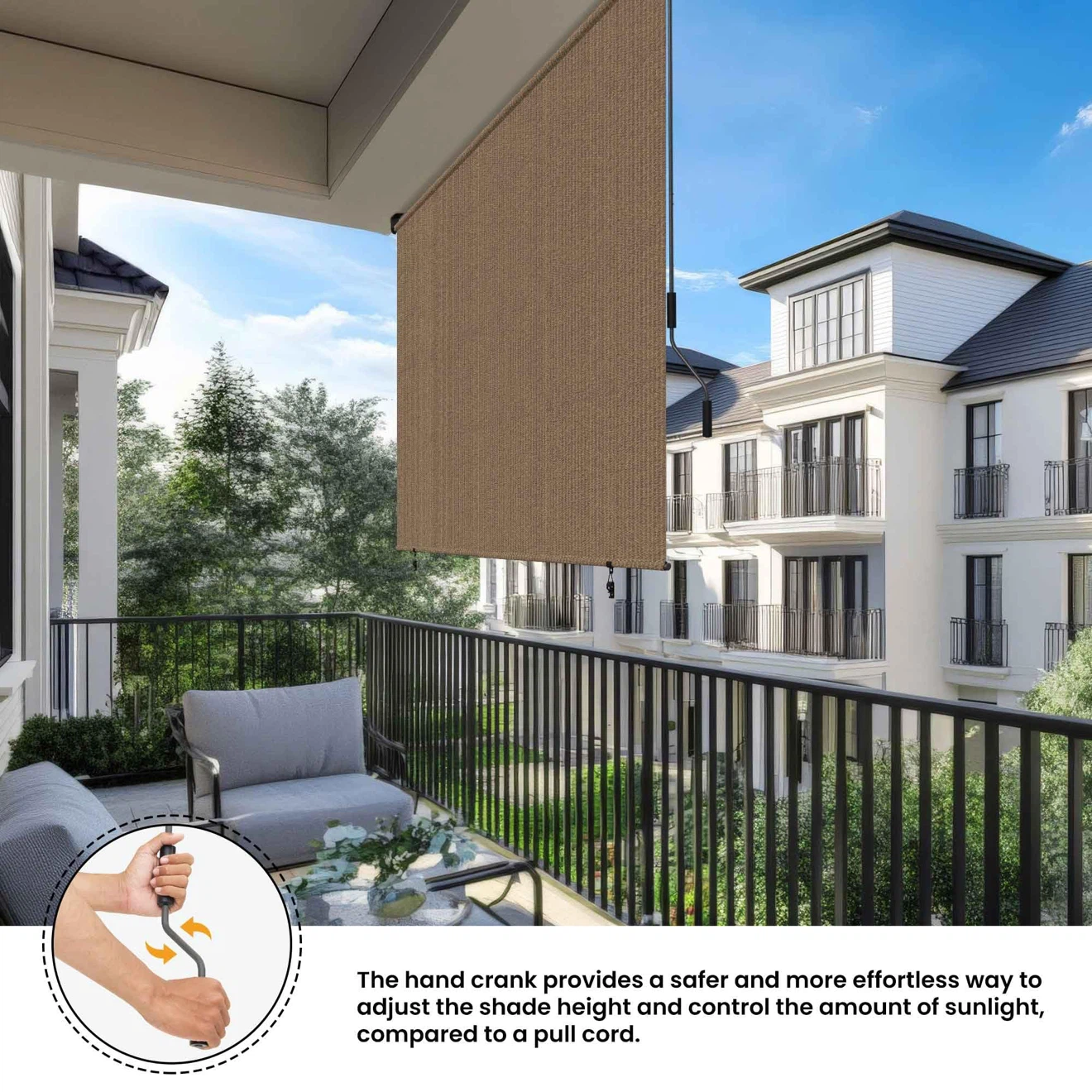 BRAND NEW Grandekor Outdoor Roller Shade