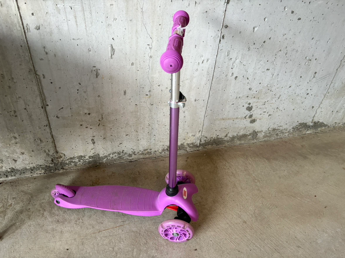 Rugged Racers Kids Purple Scooter
