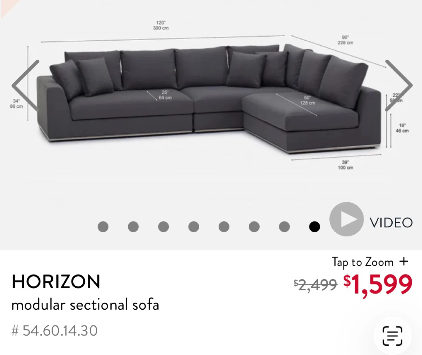 Structube Horizon Modular Sectional Sofa - photo 3