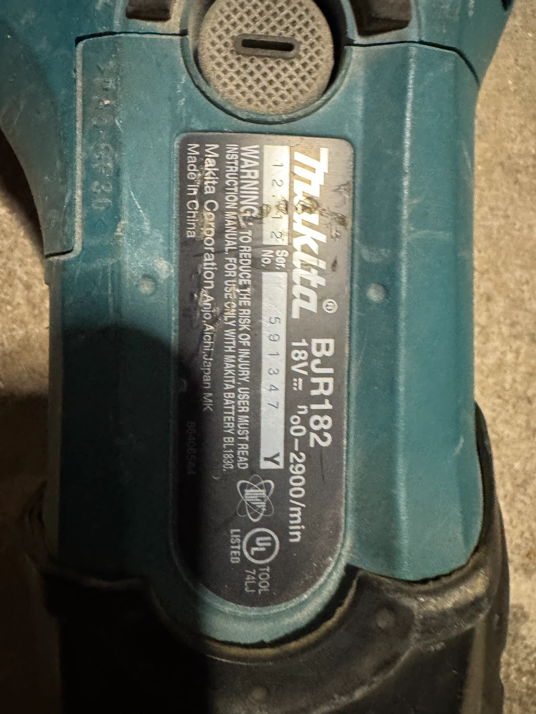 Makita BJR182 18V Cordless Reciprocating Saw - photo 3