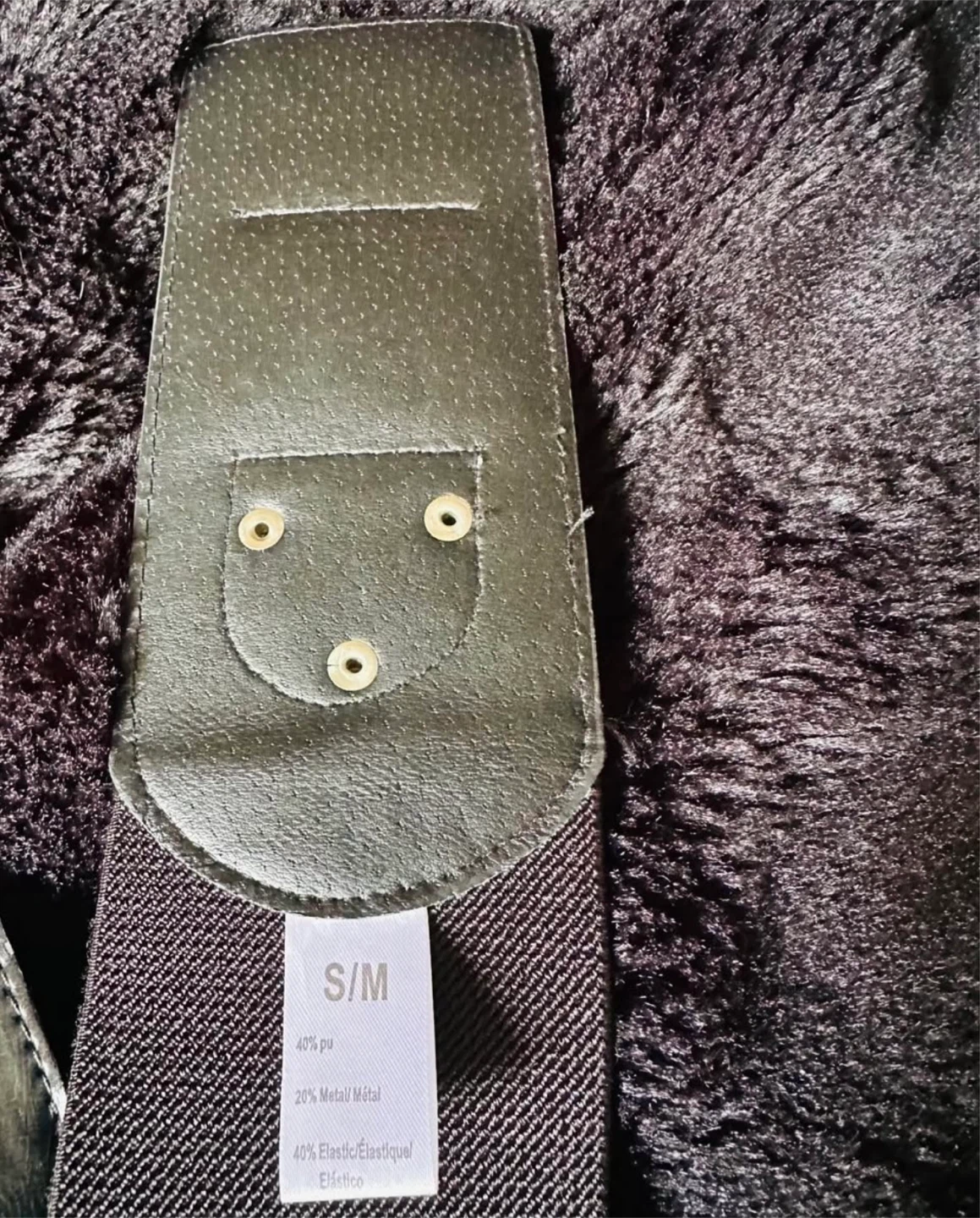 Black Elastic Waist Belt - photo 2