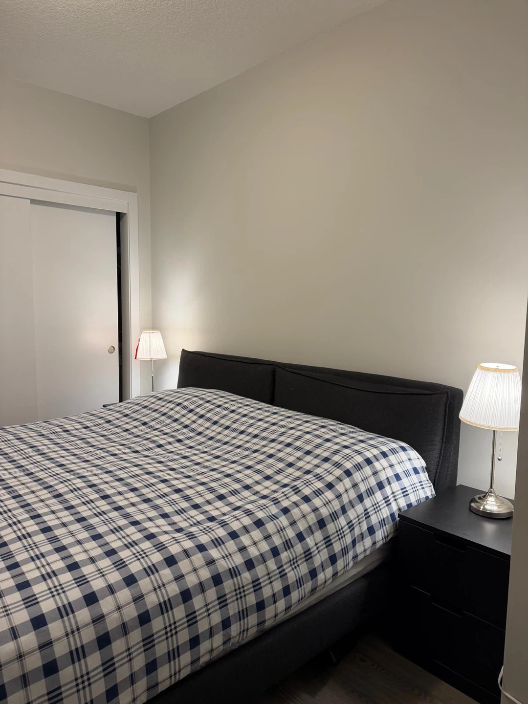 Dark Grey Upholstered Bed Frame - photo 2