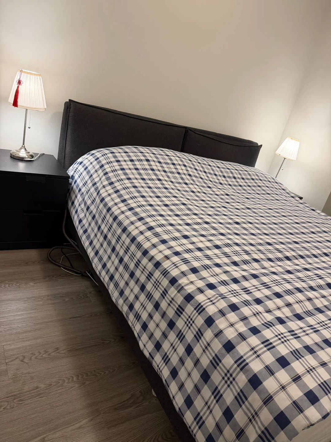 Dark Grey Upholstered Bed Frame - photo 3