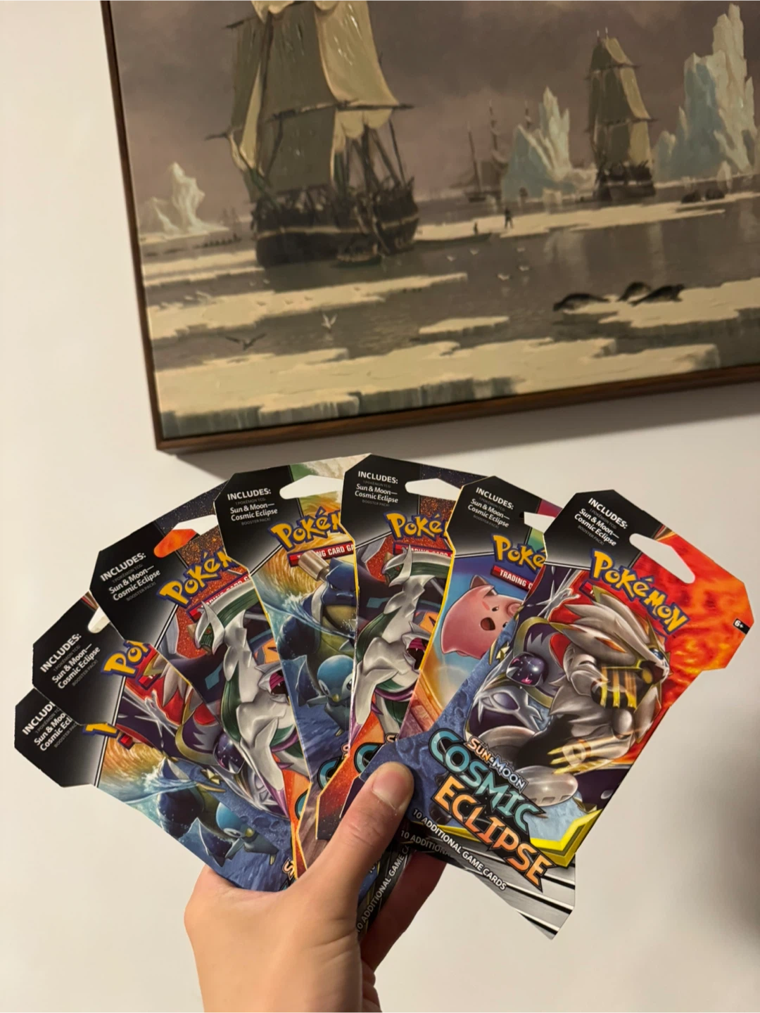 Cosmic eclipse sleeve booster pack