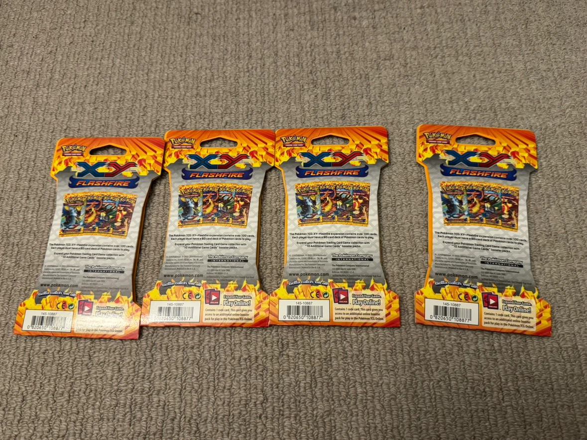 Flashfire Sleeved Booster Pack Art Bundle [Set of 4] - photo 2