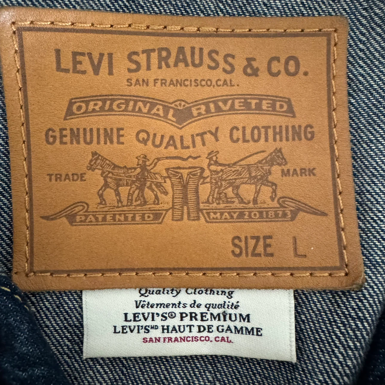 Levi's Premium Denim Jacket - Large - photo 2