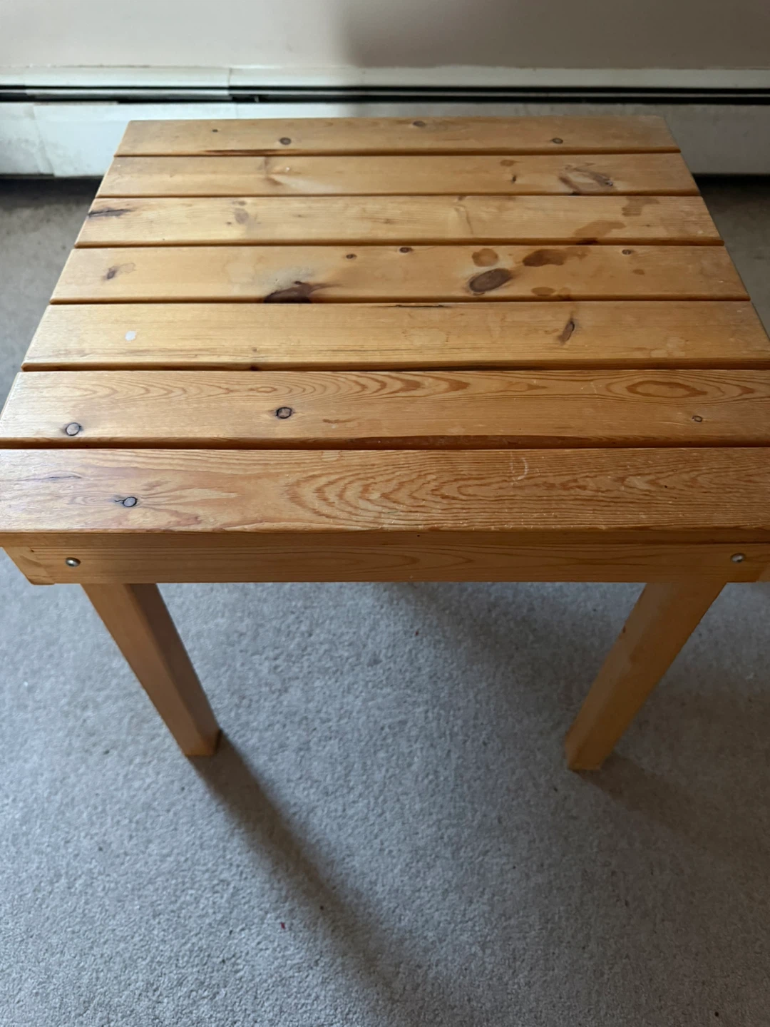 Wooden table