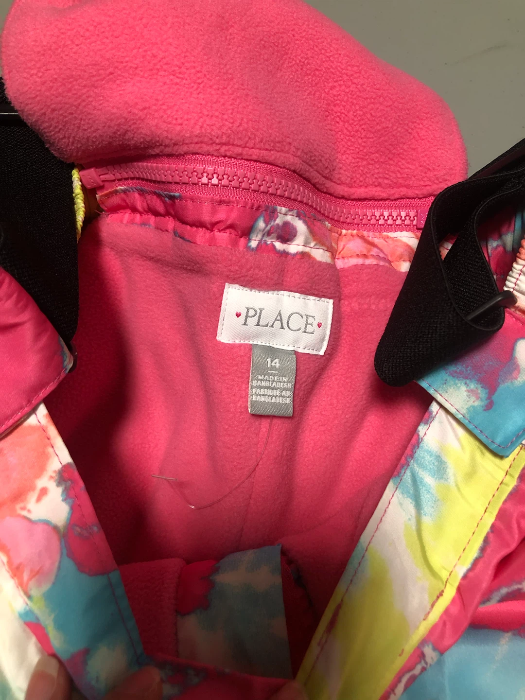 The Children's Place Tie-Dye Snow Bibs Size 14 - photo 4