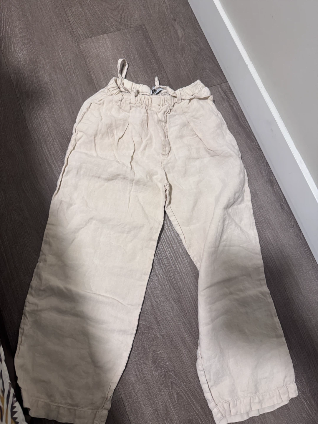 Zara Linen Trousers Size 9 / 134
