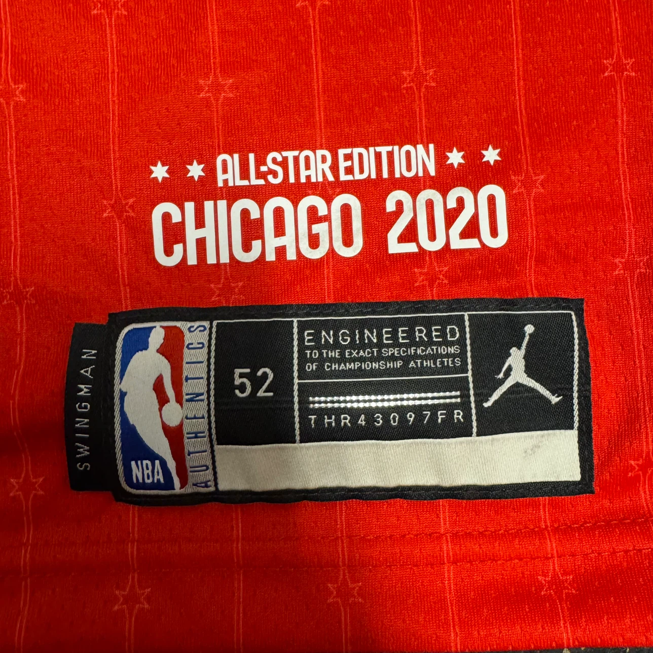 Jordan LeBron James 2020 All-Star Jersey XL - photo 2