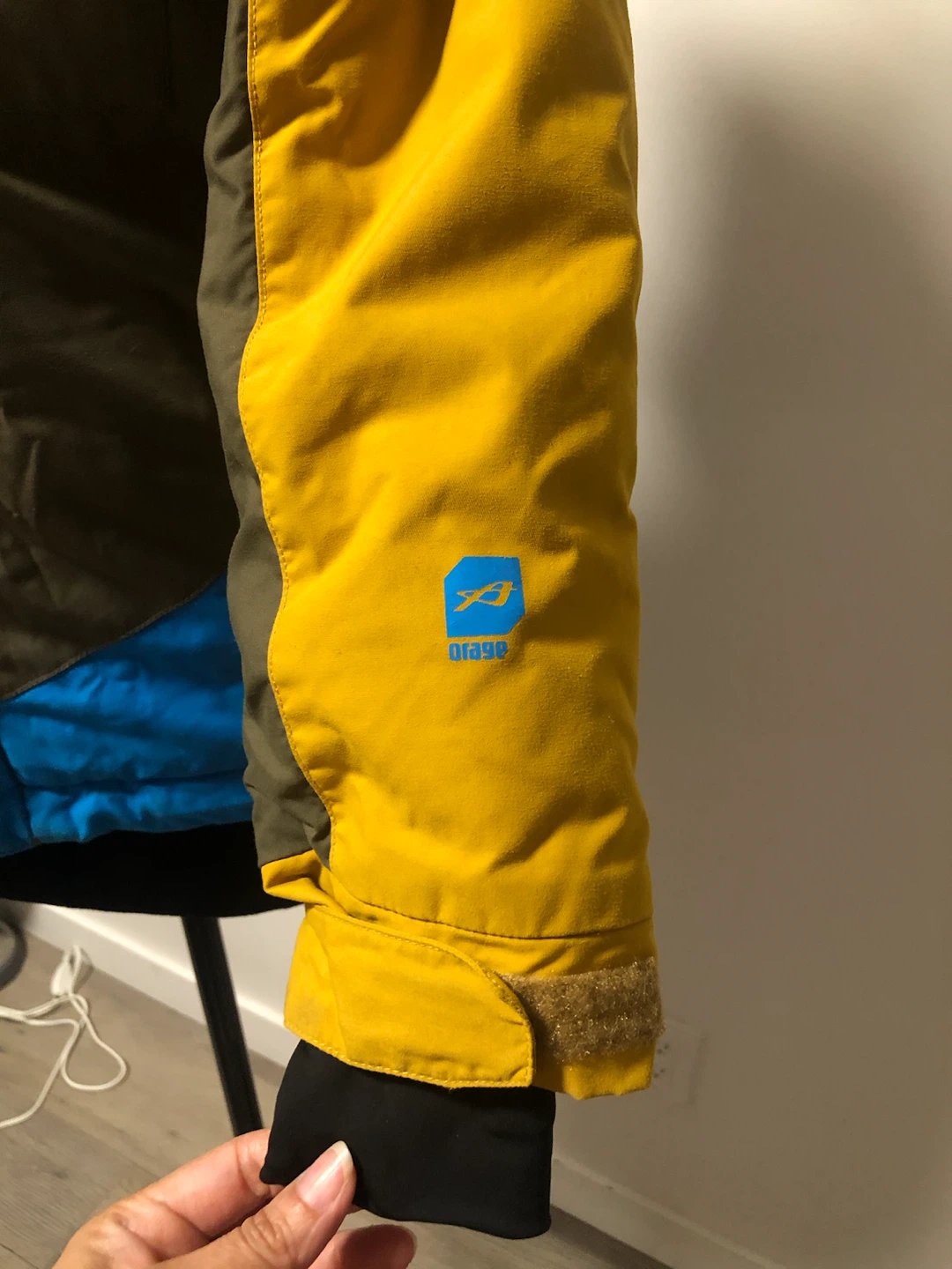 Orage Ski Jacket - Yellow, Brown and Blue - photo 2