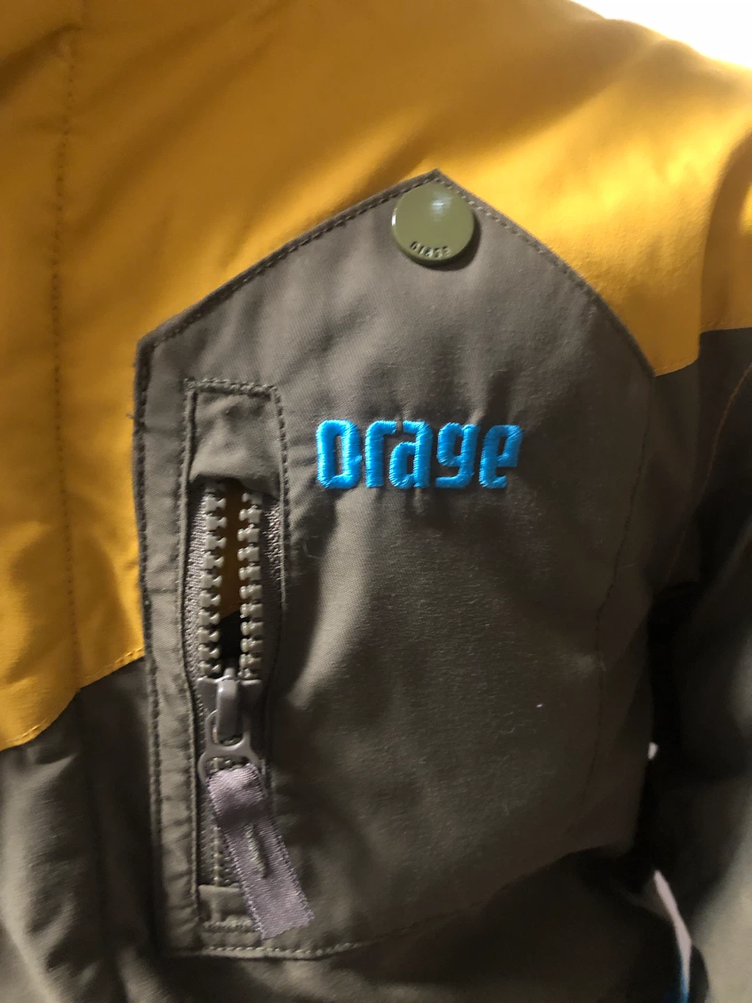 Orage Ski Jacket - Yellow, Brown and Blue - photo 3