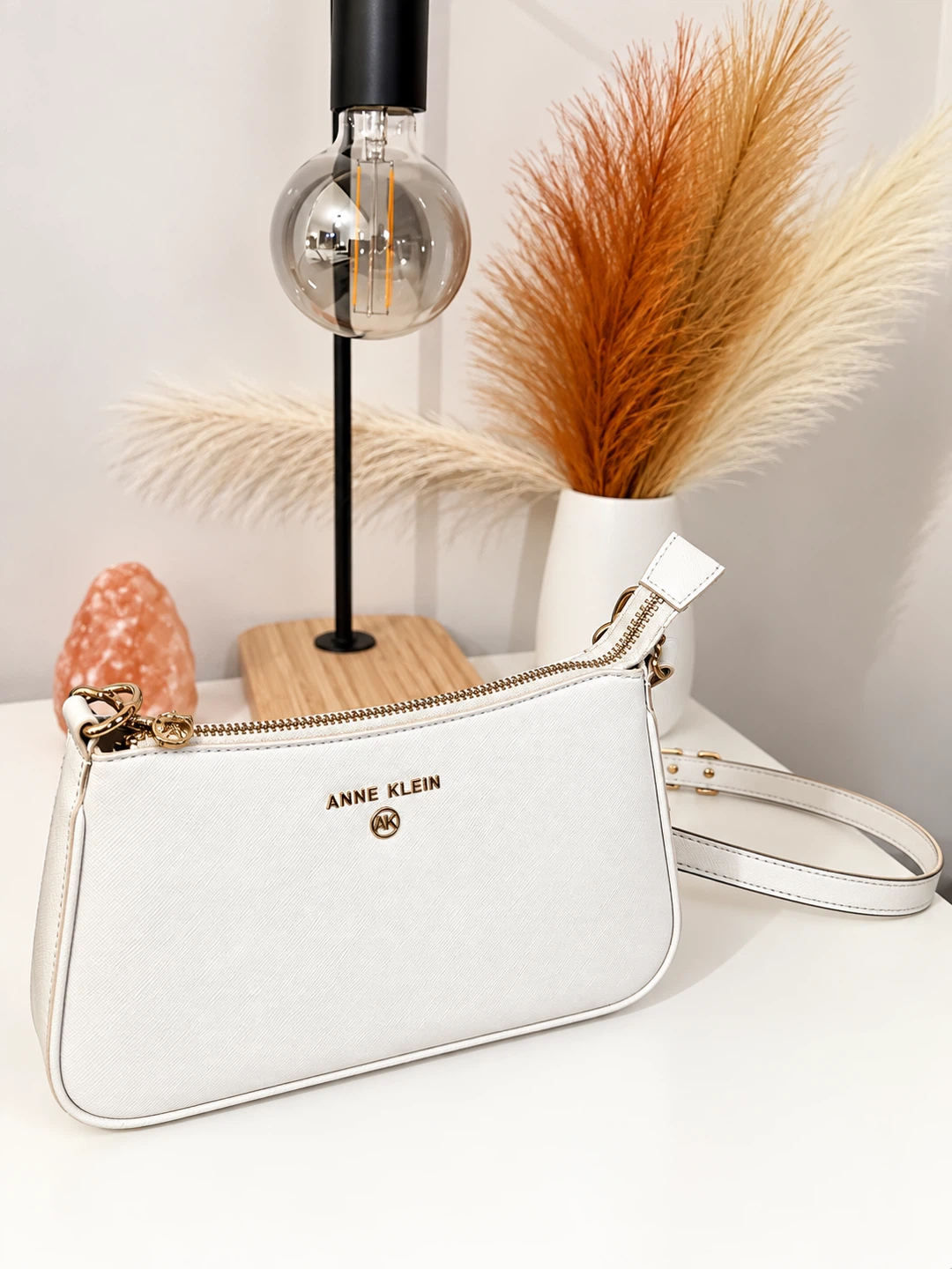 Anne Klein white handbag