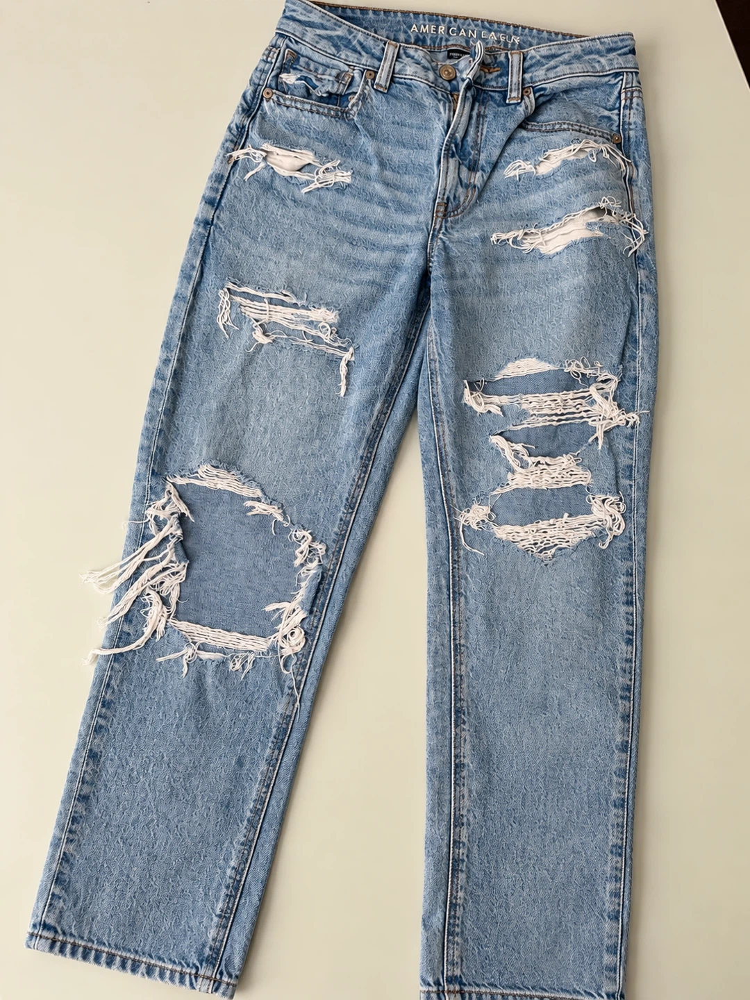 American Eagle Distressed Straight Jeans - photo 2