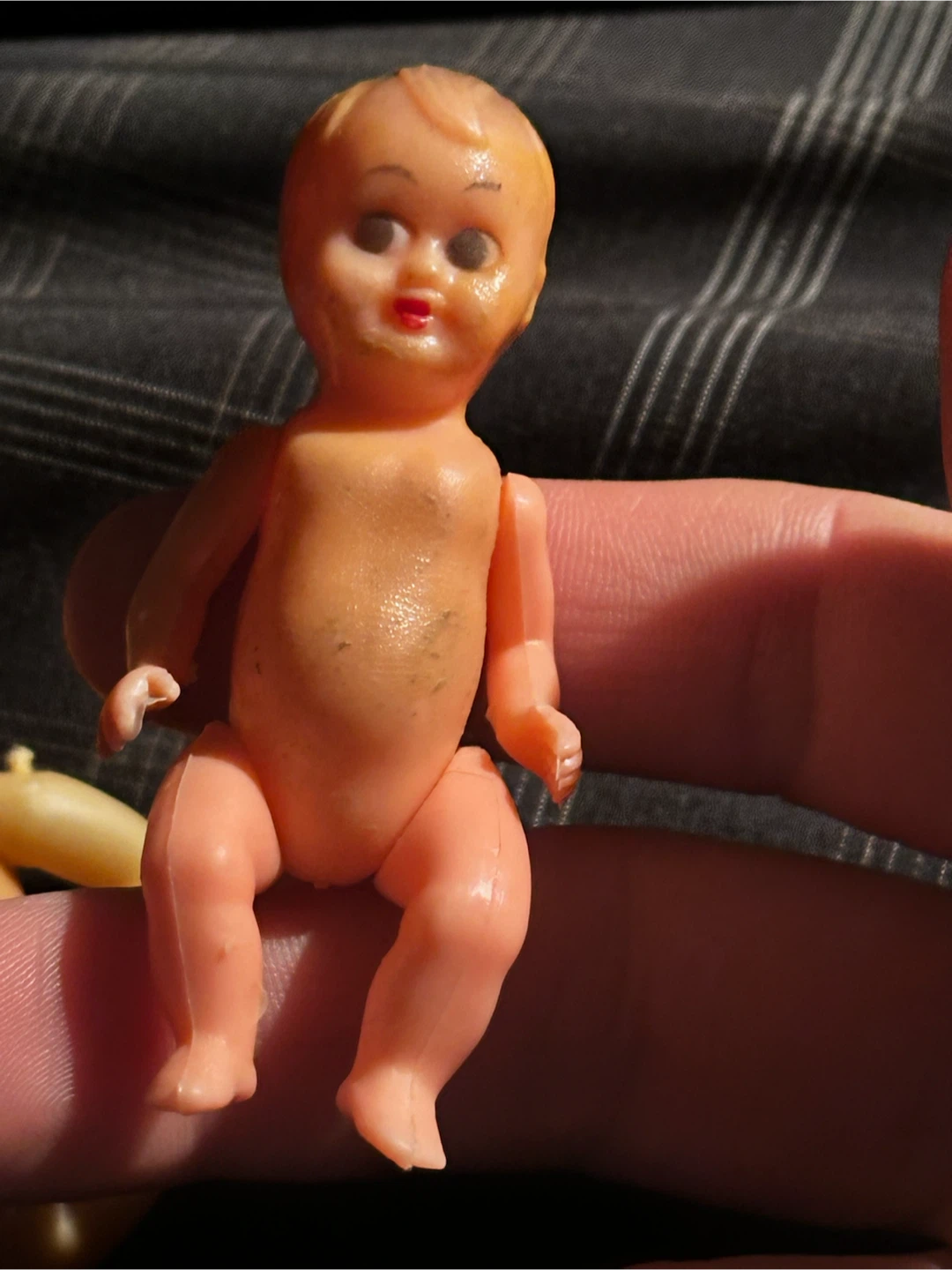 Set of 3vintage  miniature dolls - photo 2