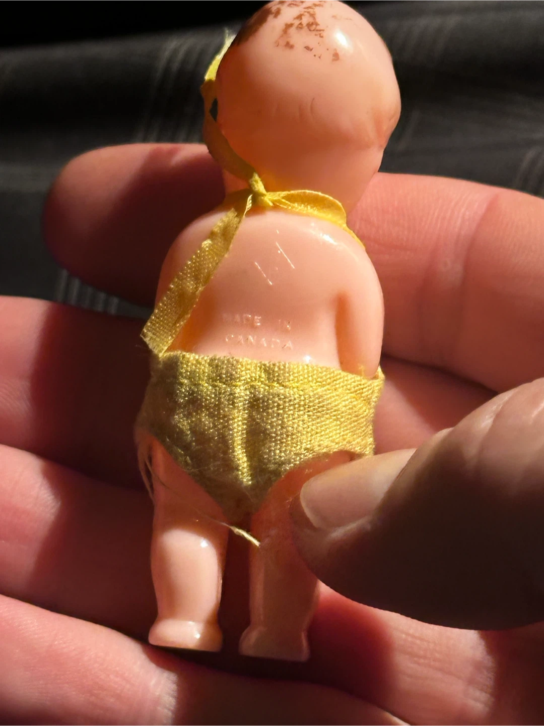 Set of 3vintage  miniature dolls - photo 5