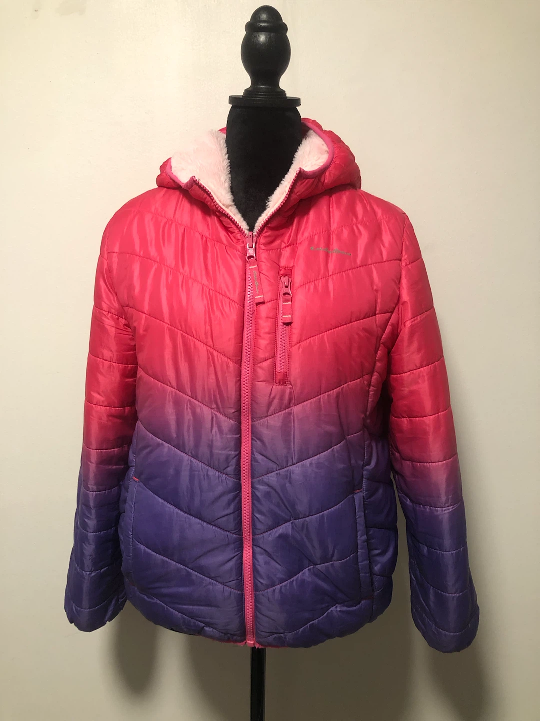 Eddie Bauer Reversible Hooded Jacket. Size 14-16 kids