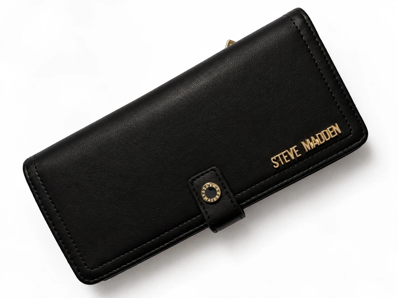 Steve Madden Black Long Wallet