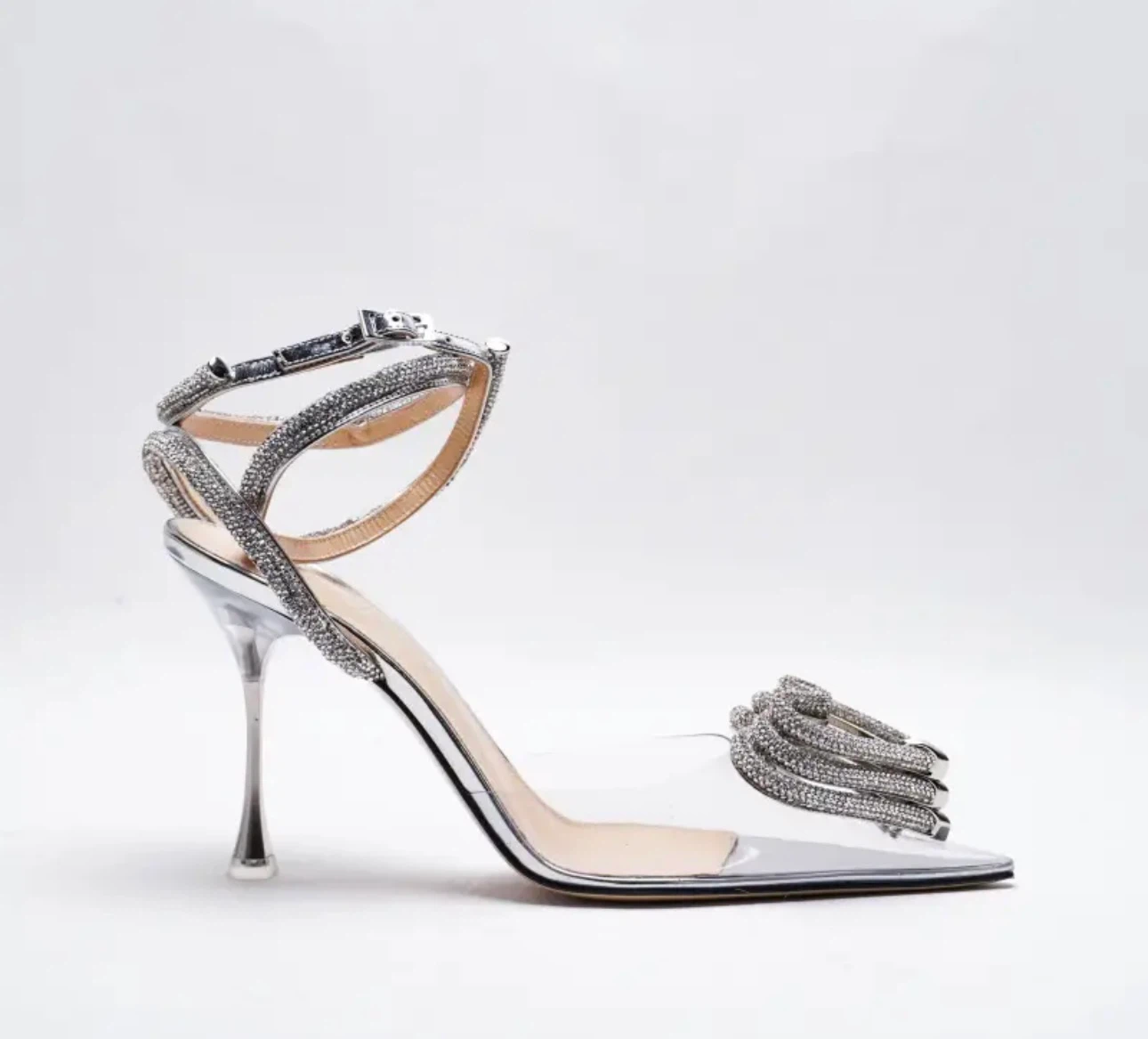 Mach & Mach Crystal Heart Heels - photo 3
