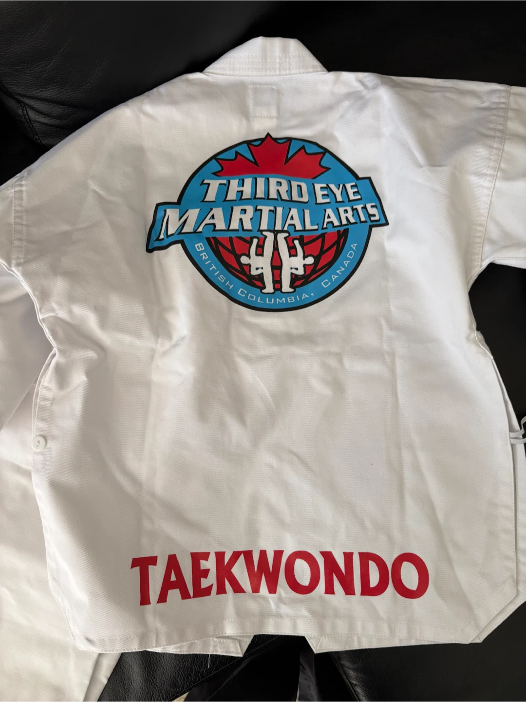 Third Eye Martial Arts Taekwondo Uniform sz 140 - photo 2