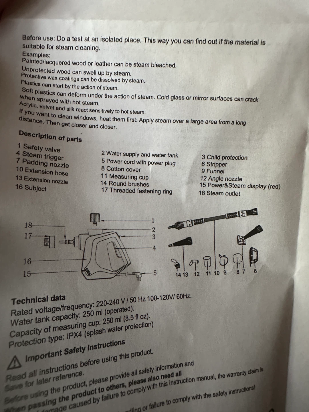 Brandnew portable steam cleaner - photo 2
